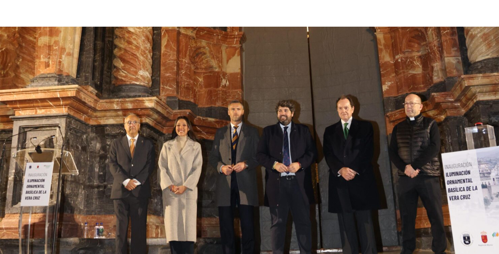 La Basílica de la Vera Cruz luce nueva iluminación ornamental gracias a la Fundación Iberdrola España