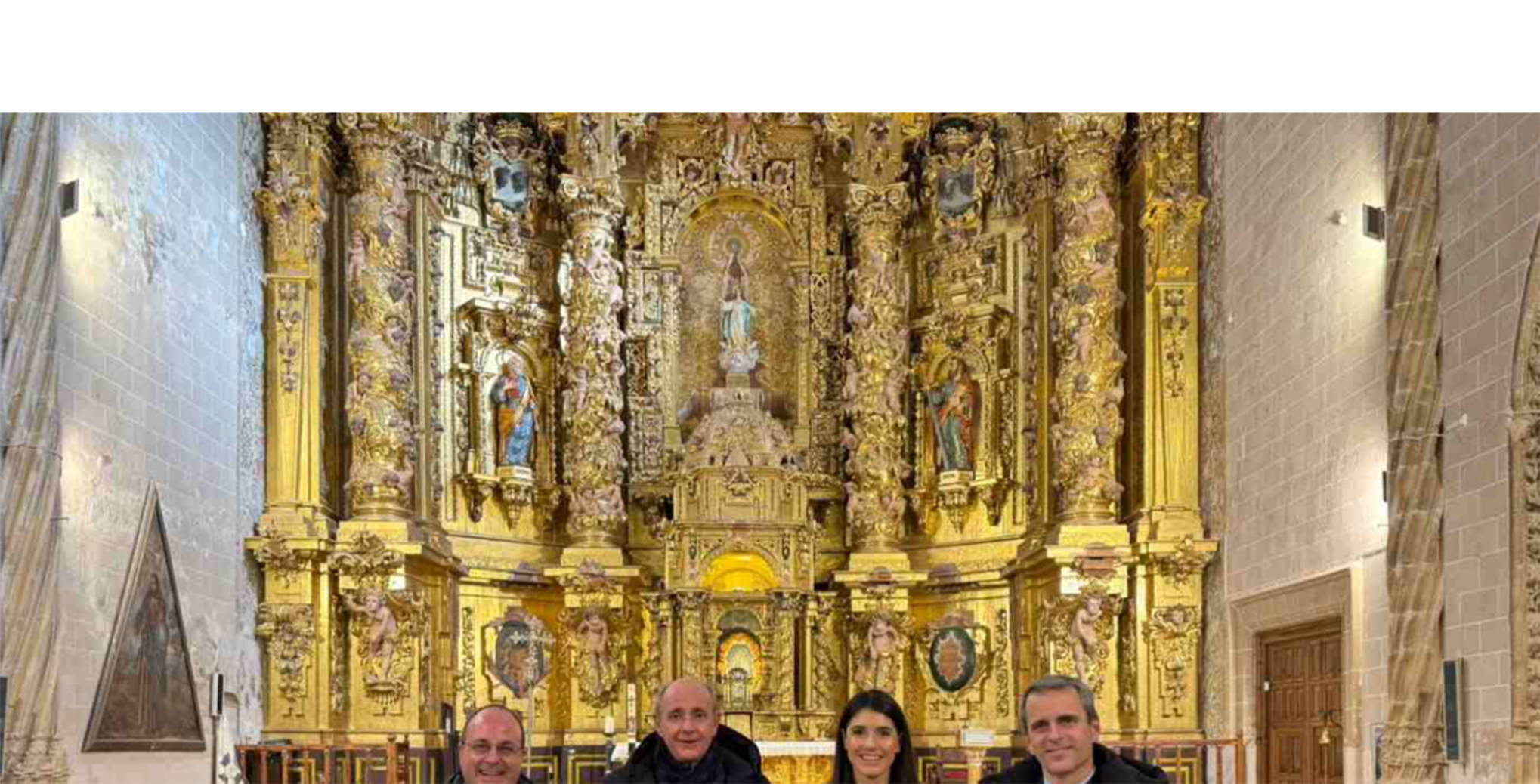 La basílica de Nuestra Señora de la Asunción lucirá nueva iluminación ornamental exterior gracias al acuerdo entre el ayuntamiento de Villanueva de la Jara, la diócesis de Cuenca y la Fundación Iberdrola España