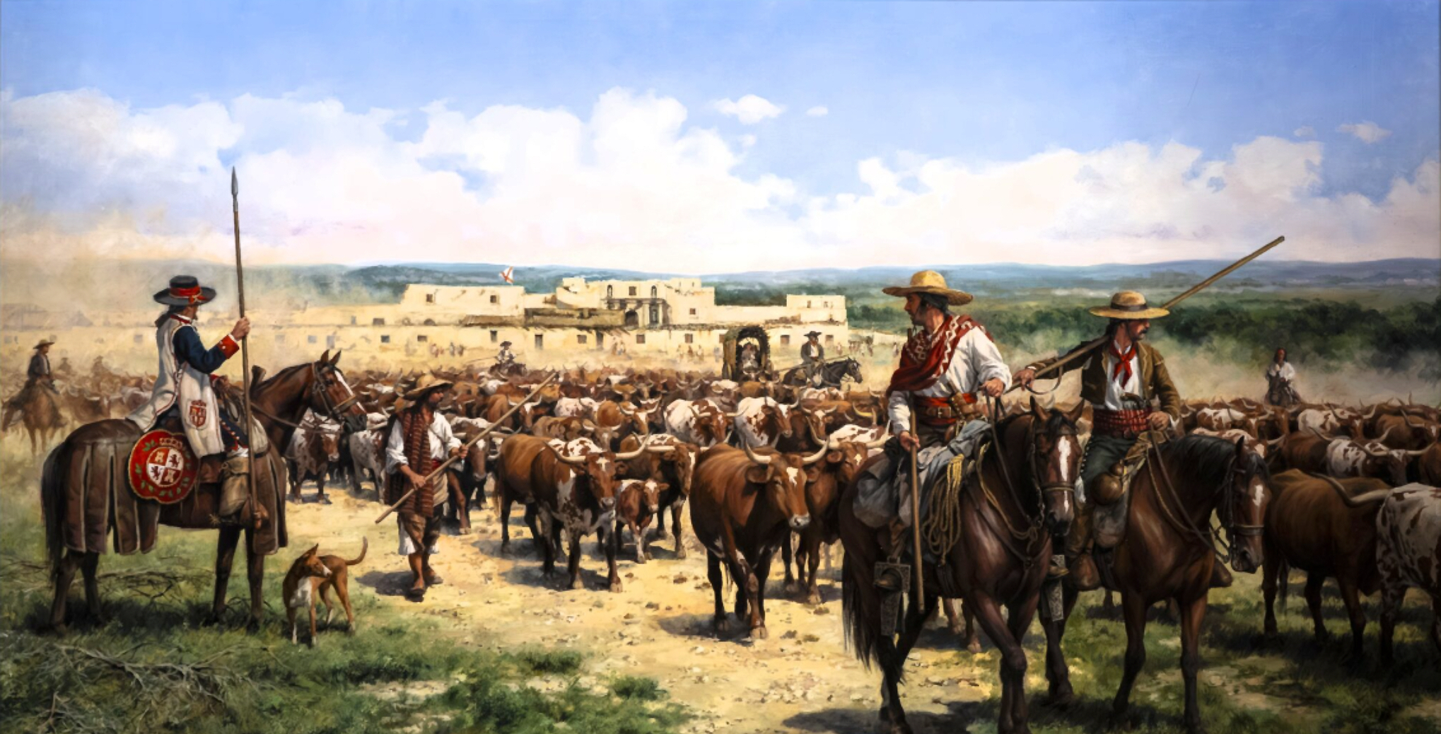 Iberdrola dona una obra del pintor Ferrer-Dalmau al nuevo museo de el Álamo en San Antonio (Texas)